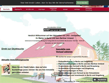 Tablet Screenshot of jho-immobilien.com
